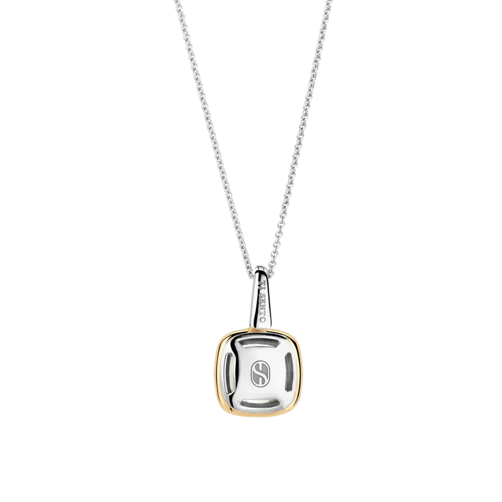 Pendentif TI SENTO - Argent Bicolore, Zircon et Nacre (6829MW)