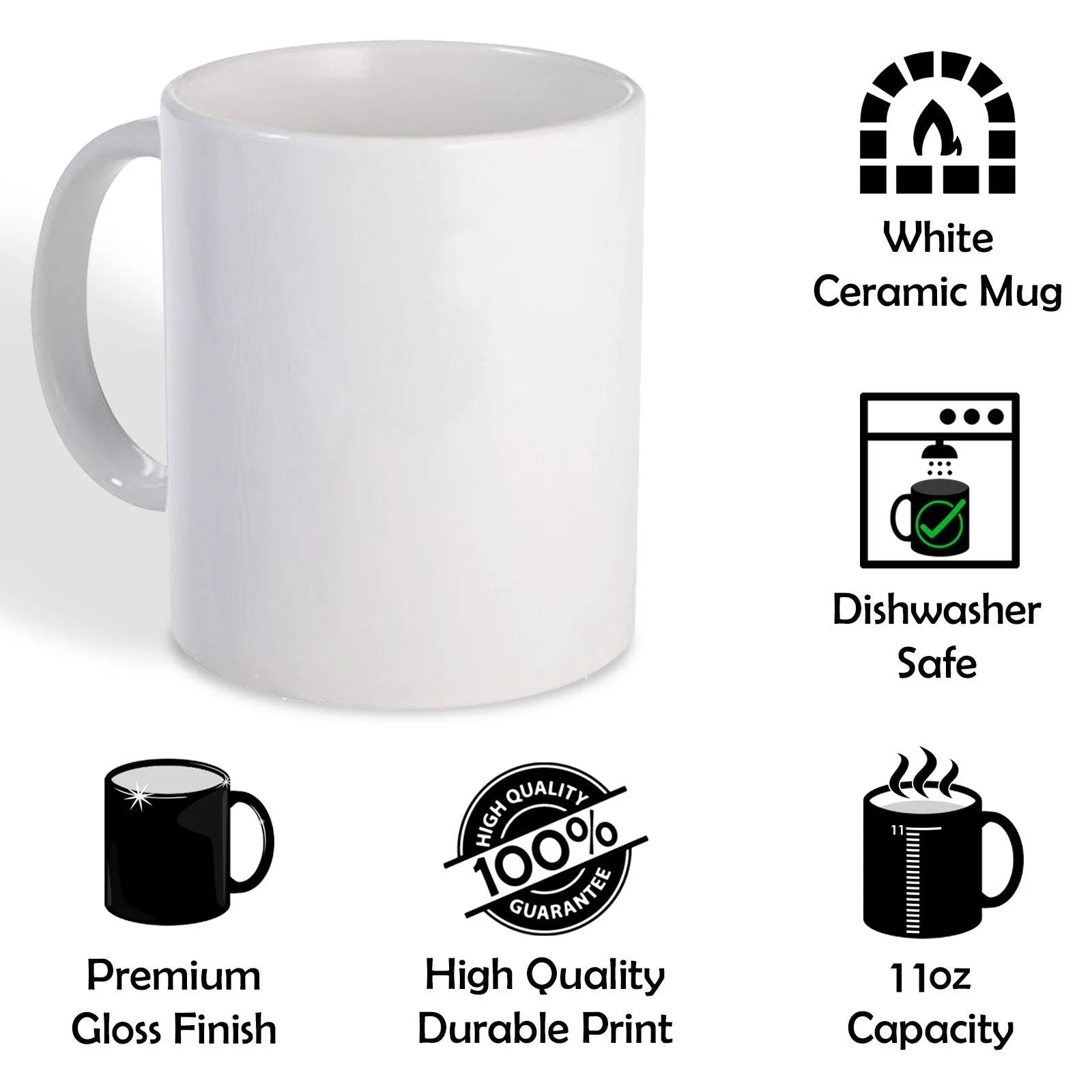 Personalised Mug with Stylish Text and Baby Orangutan