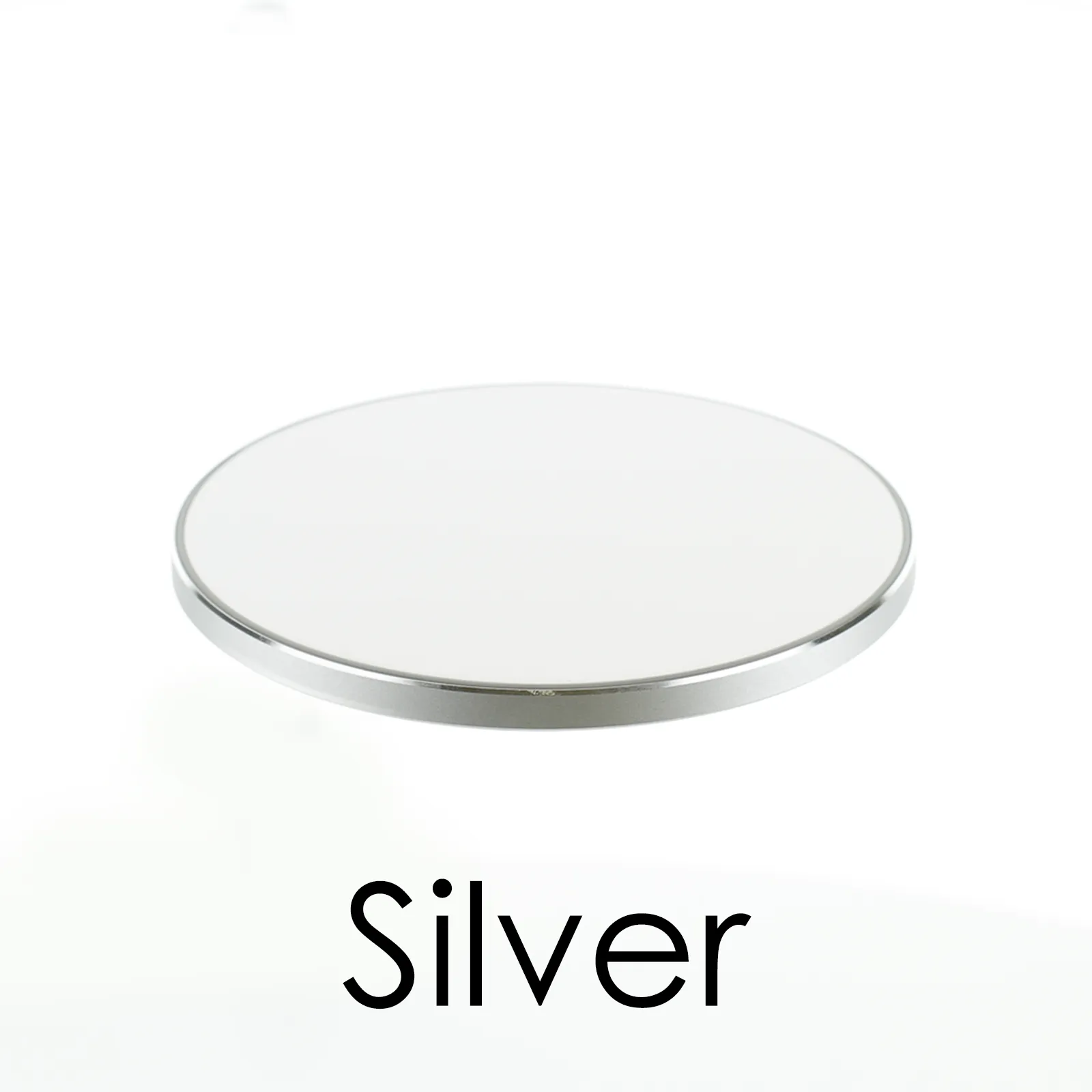 Personalised Wireless Charger with Stylish Text and Heart Accented Line on Pink Marble