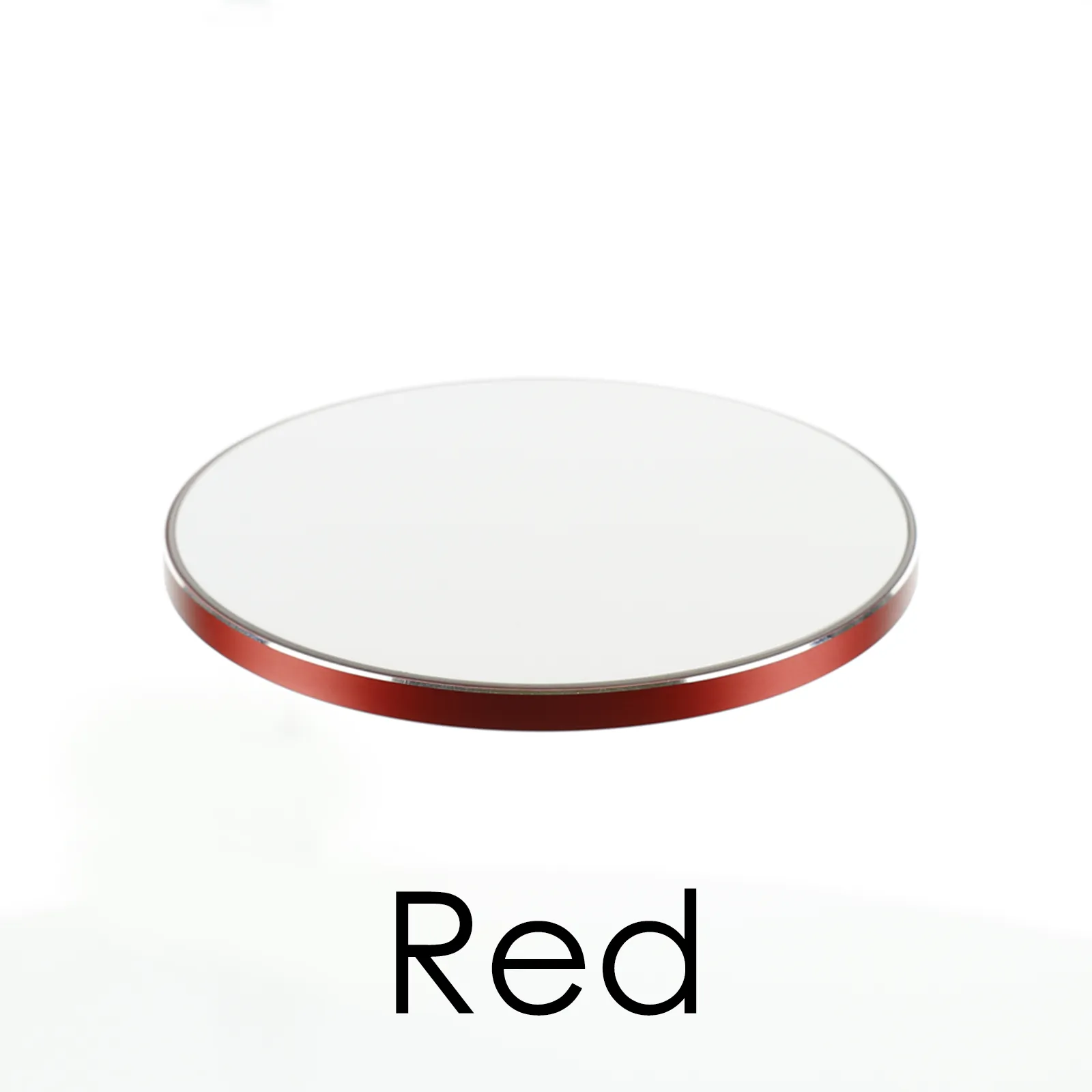 Personalised Wireless Charger with Stylish Text and Heart Accented Line on Pink Marble