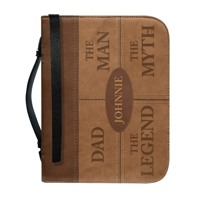 Personalized Bible Cover - Custom Dad Bible Cover: Personalized Tribute to The Legend - Customizable Christian Gift by CHRISTIANARTBAG - CAB06160524.