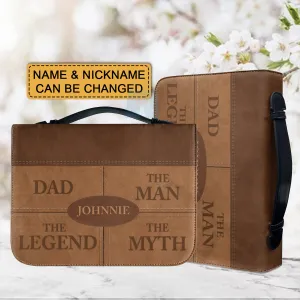 Personalized Bible Cover - Custom Dad Bible Cover: Personalized Tribute to The Legend - Customizable Christian Gift by CHRISTIANARTBAG - CAB06160524.