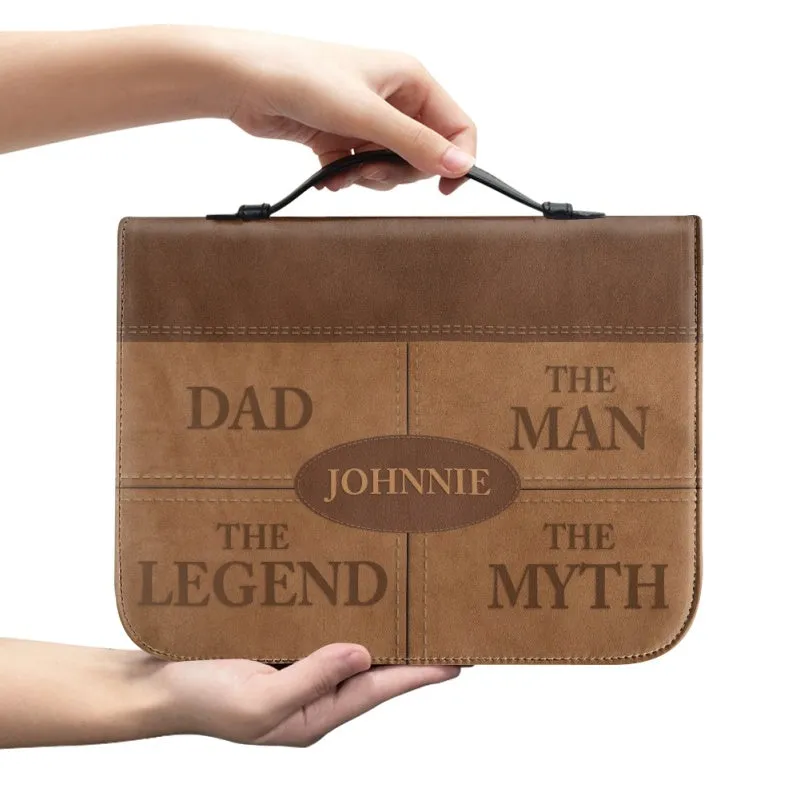 Personalized Bible Cover - Custom Dad Bible Cover: Personalized Tribute to The Legend - Customizable Christian Gift by CHRISTIANARTBAG - CAB06160524.
