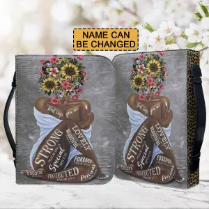 Personalized Bible Cover - God Says You Are - Black Women Bible Cover - Customizable Christian Gift by CHRISTIANARTBAG - CAB02160524.
