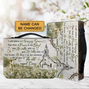 Personalized Bible Cover - I Still Believe in Amazing Grace Bible Cover - Customizable Christian Gift by CHRISTIANARTBAG - CAB08210524.