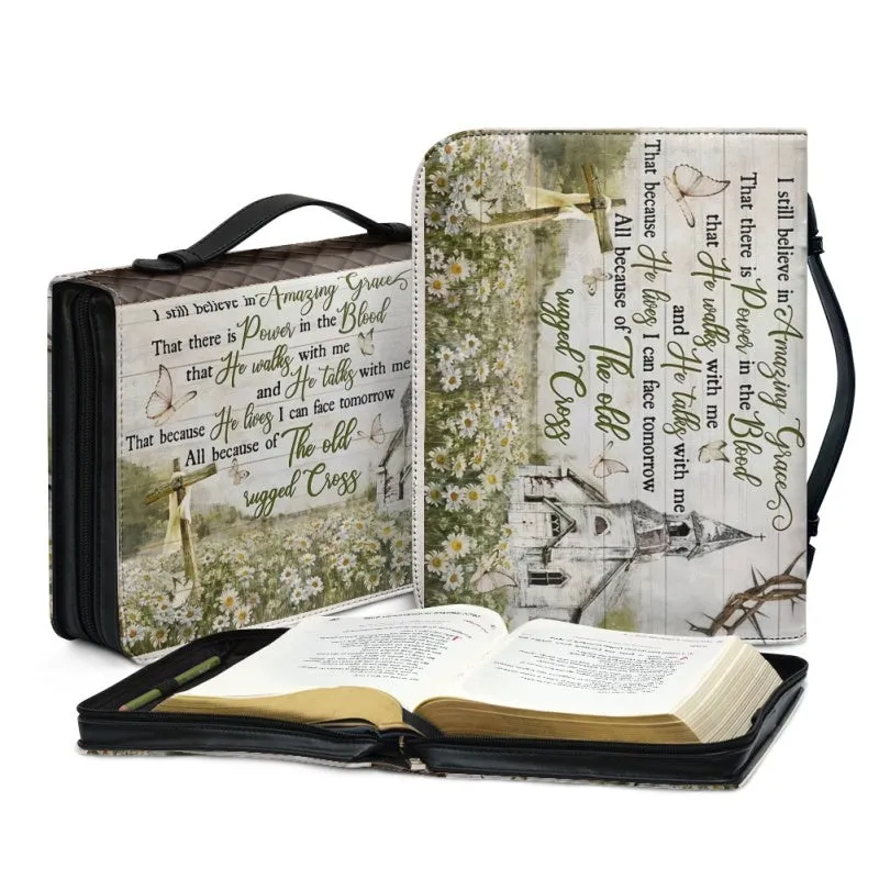 Personalized Bible Cover - I Still Believe in Amazing Grace Bible Cover - Customizable Christian Gift by CHRISTIANARTBAG - CAB08210524.