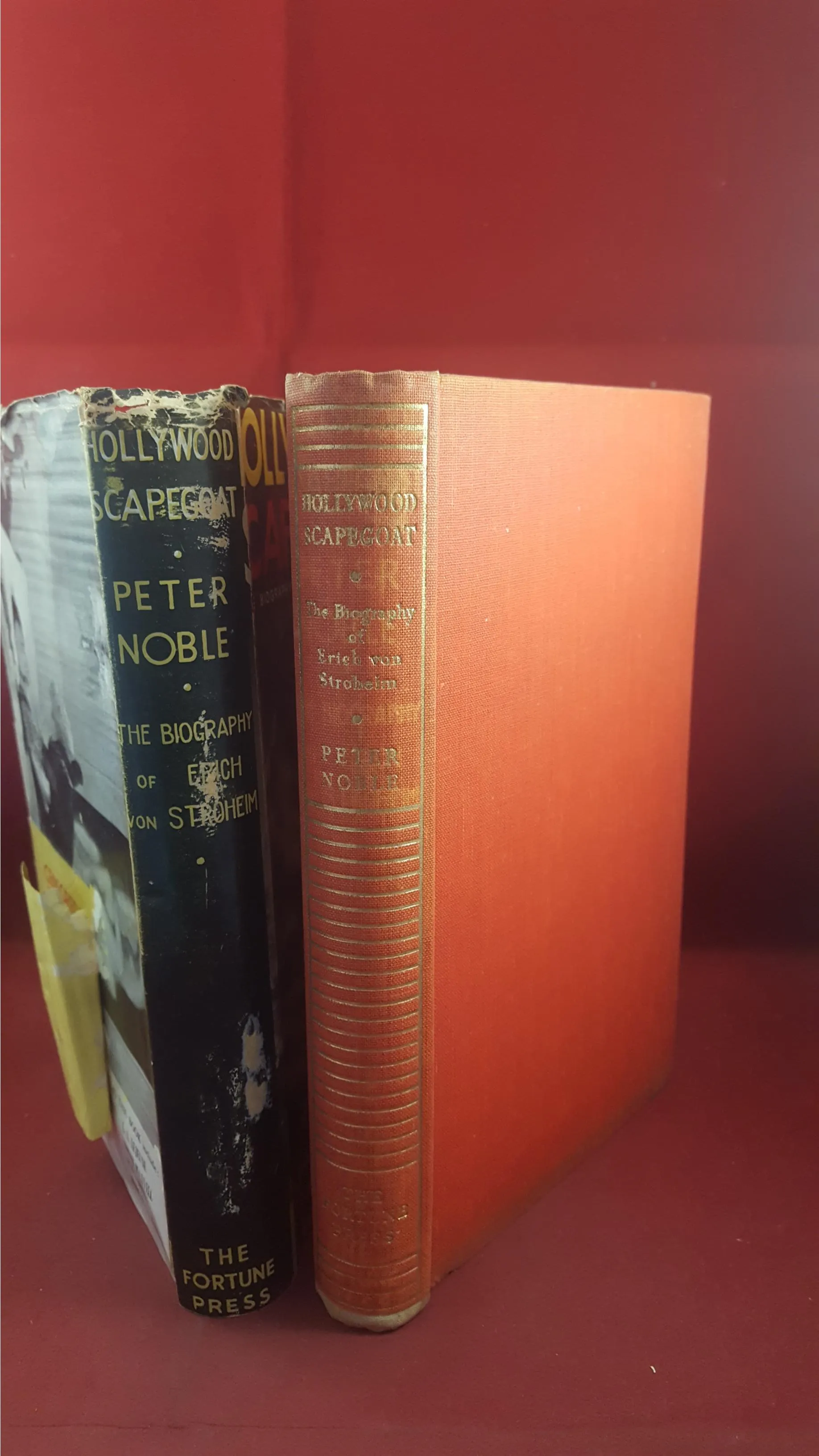 Peter Noble -Hollywood Scapegoat-Erich von Stroheim, Fortune Press, 1950, First Edition