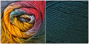PETROLEUM BLUE   MARIGOLD - Embossed Natura Hat KIT