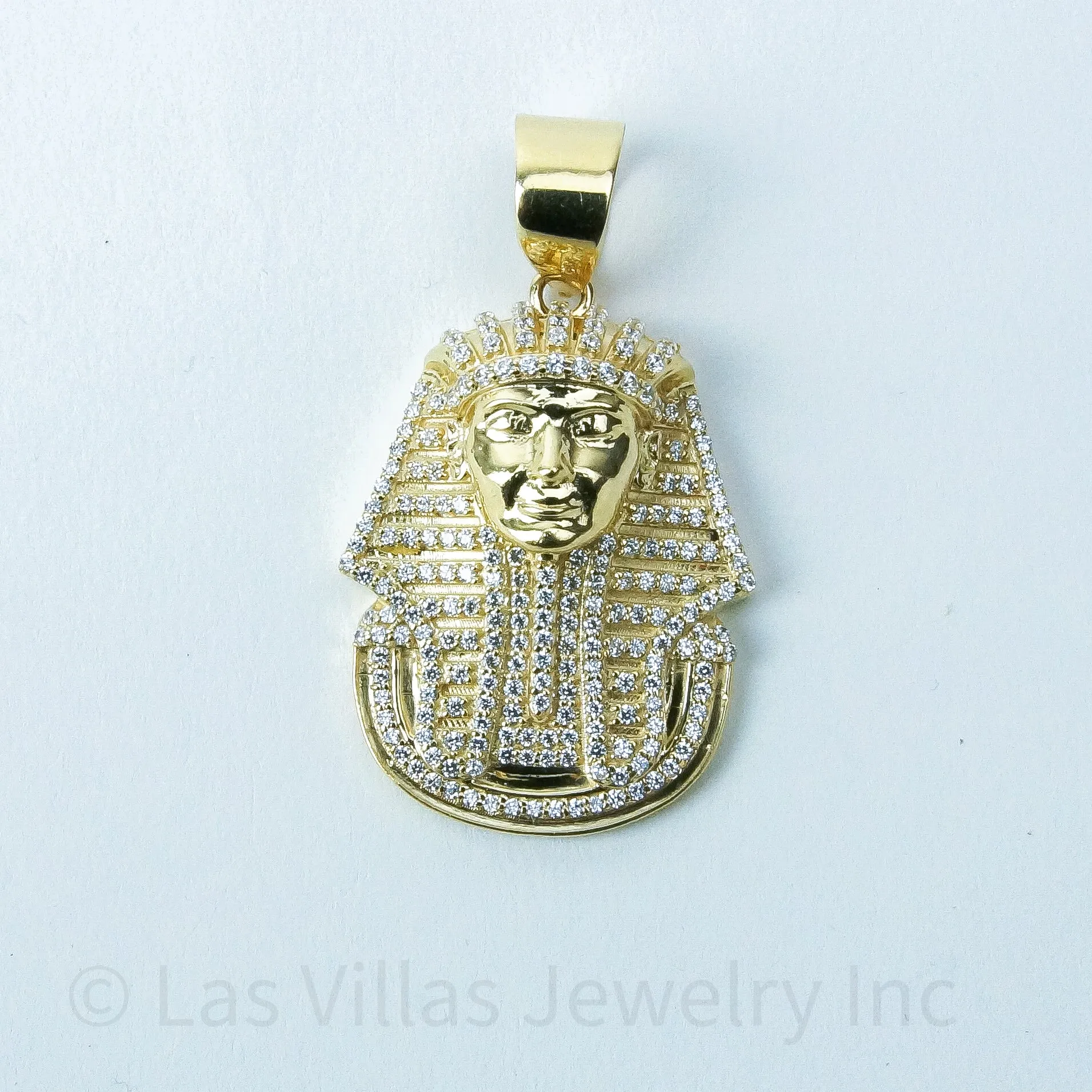 Pharaoh Pendant with CZ in 14k