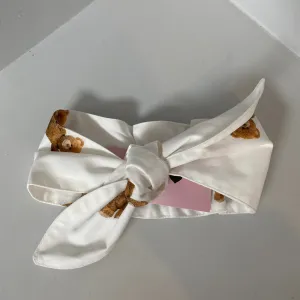 PHI - Teddy Headband - White