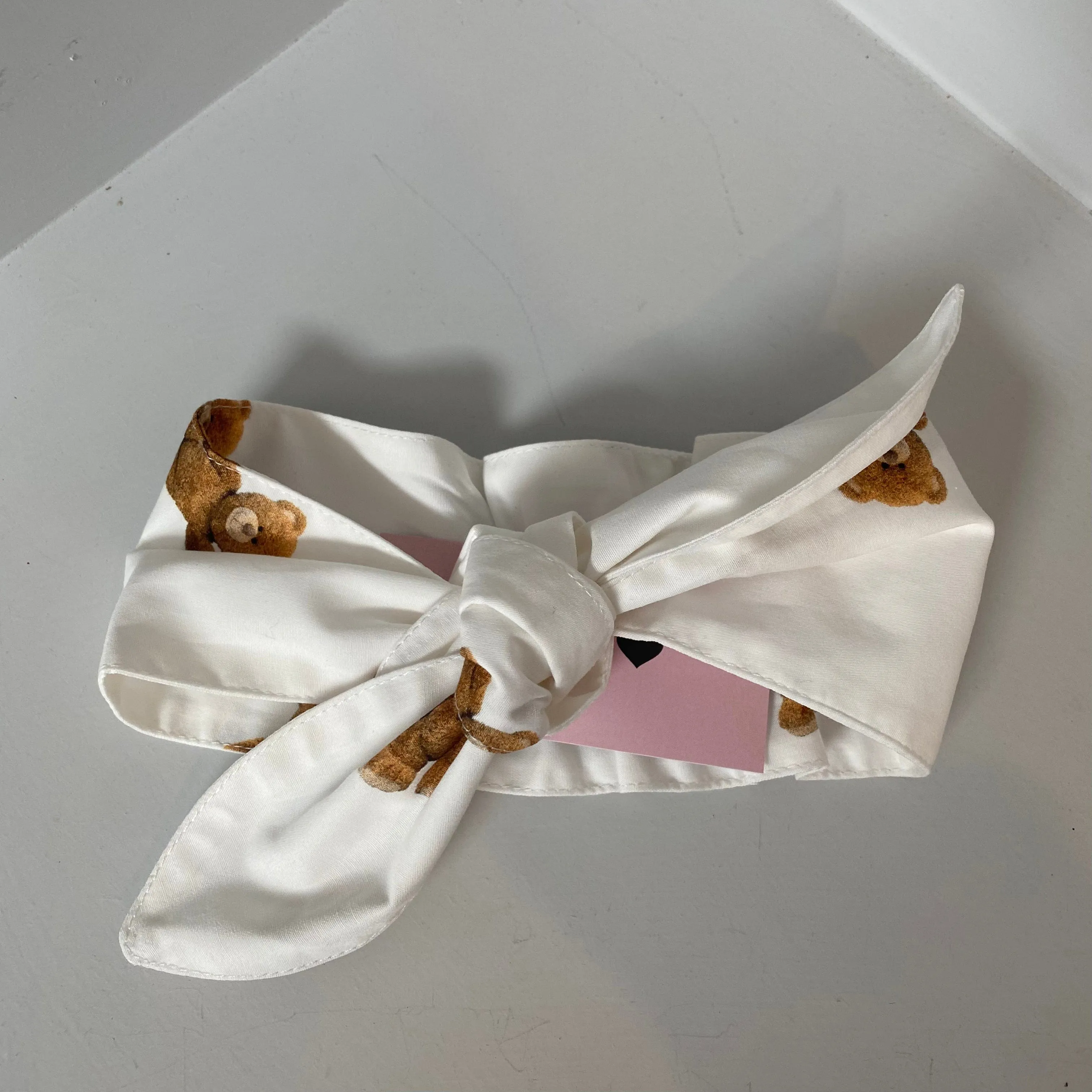 PHI - Teddy Headband - White