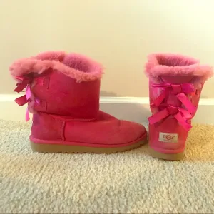 Pink Bailey Bow Uggs