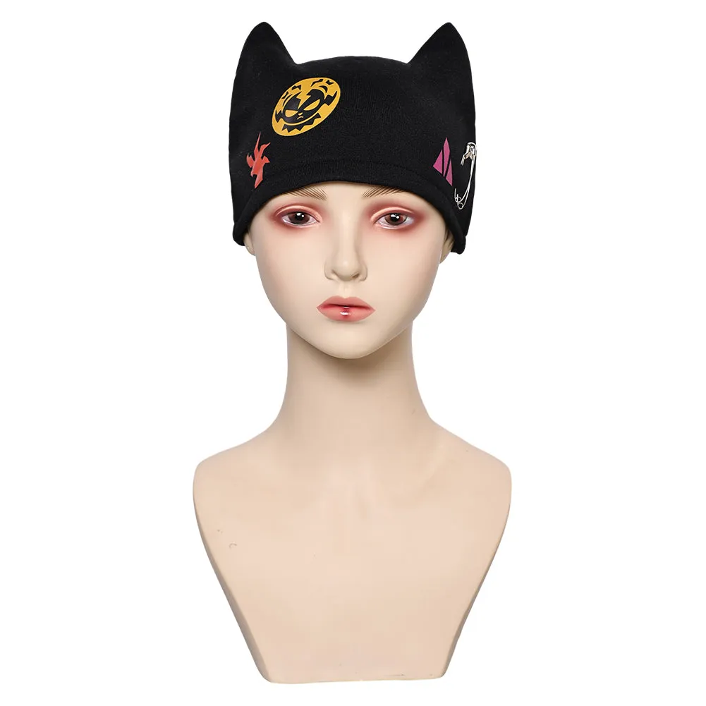 Plaworld Tower Boss Zoe Black Hat Cosplay Costume Accessories Outfits