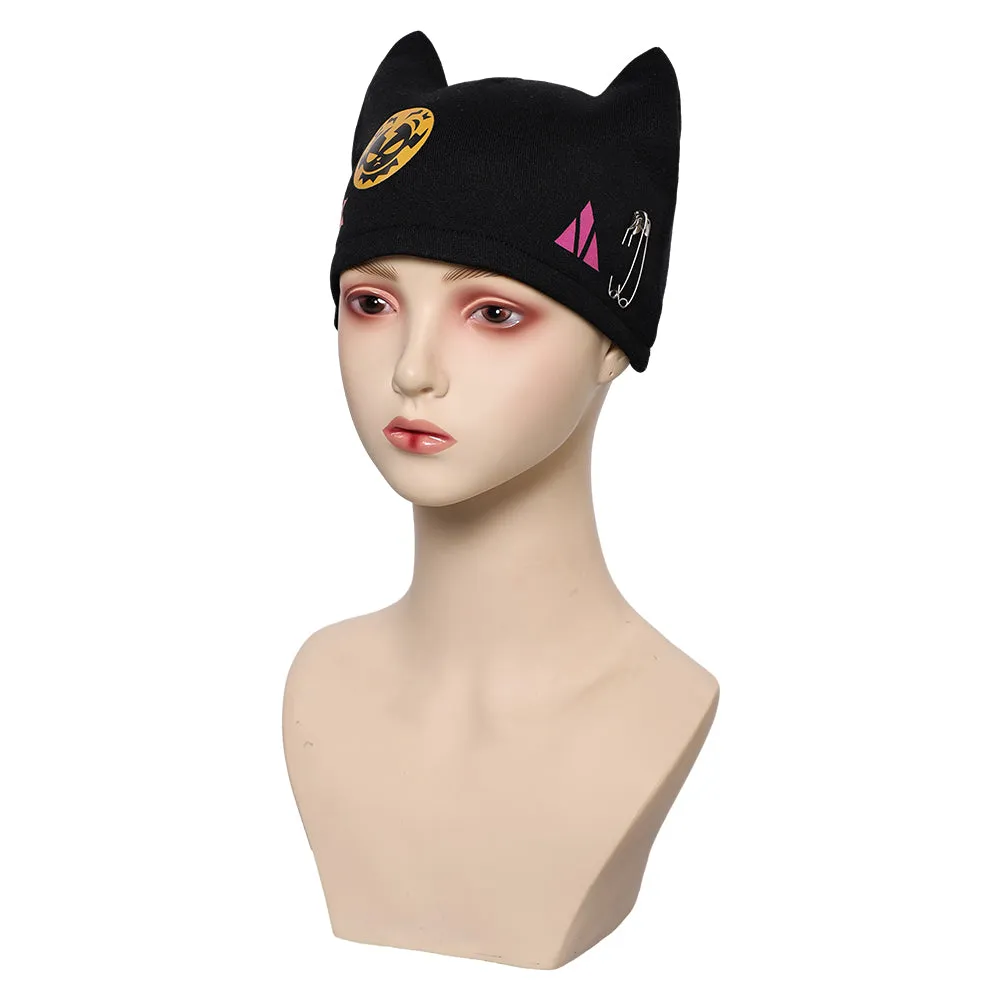 Plaworld Tower Boss Zoe Black Hat Cosplay Costume Accessories Outfits