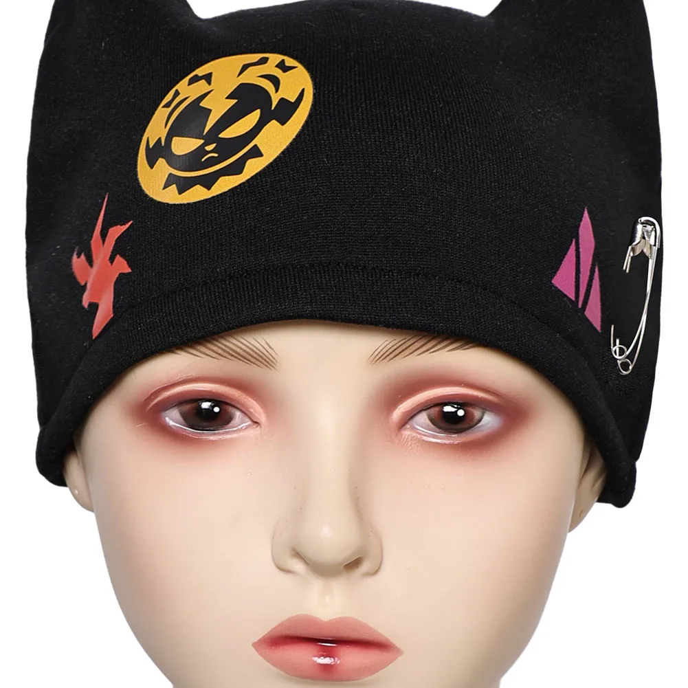 Plaworld Tower Boss Zoe Black Hat Cosplay Costume Accessories Outfits