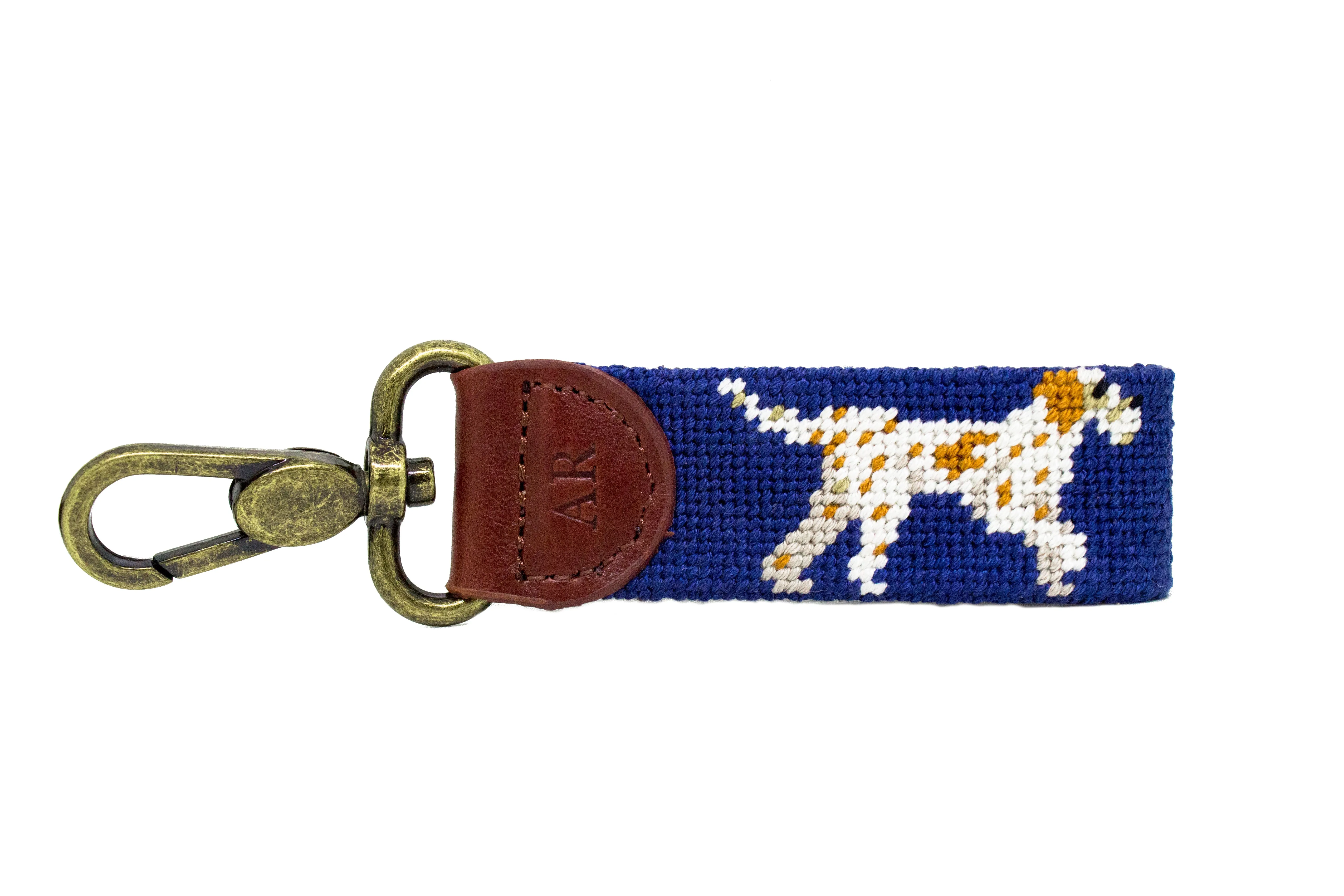 POINTER DOG NEEDLEPOINT KEY FOB™