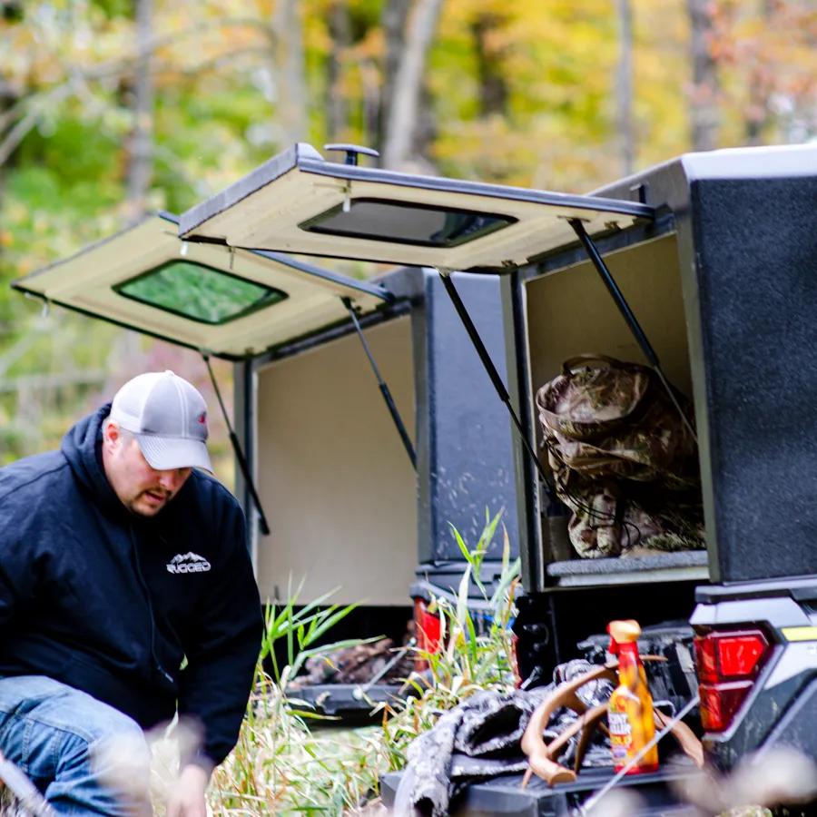 Polaris: Rugged Topper - 2 (Front and Back Windows)