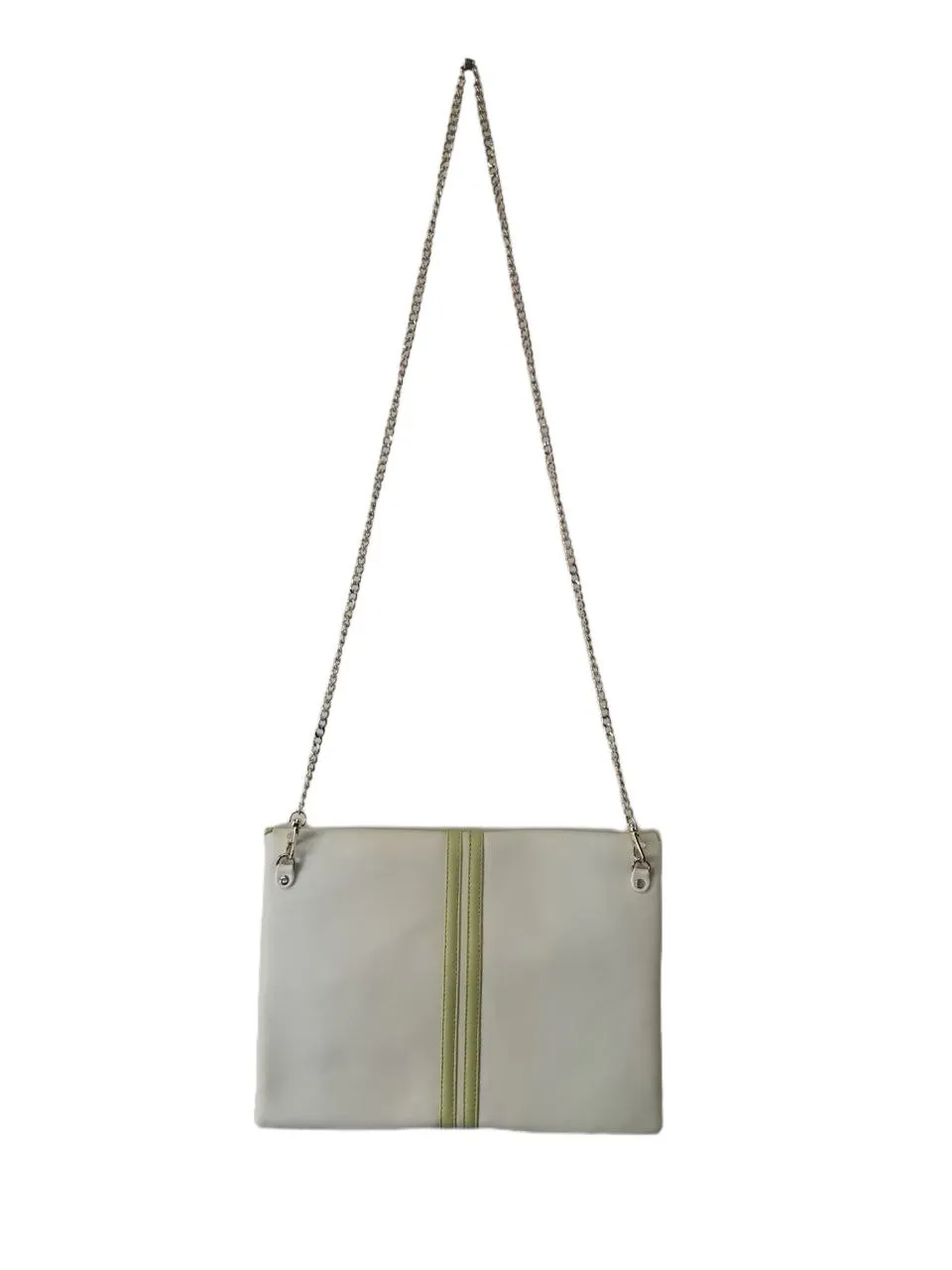 POPINJAY Women's White Anfa Envelope Clutch #Pop1 8'5"x12' One Size NWT