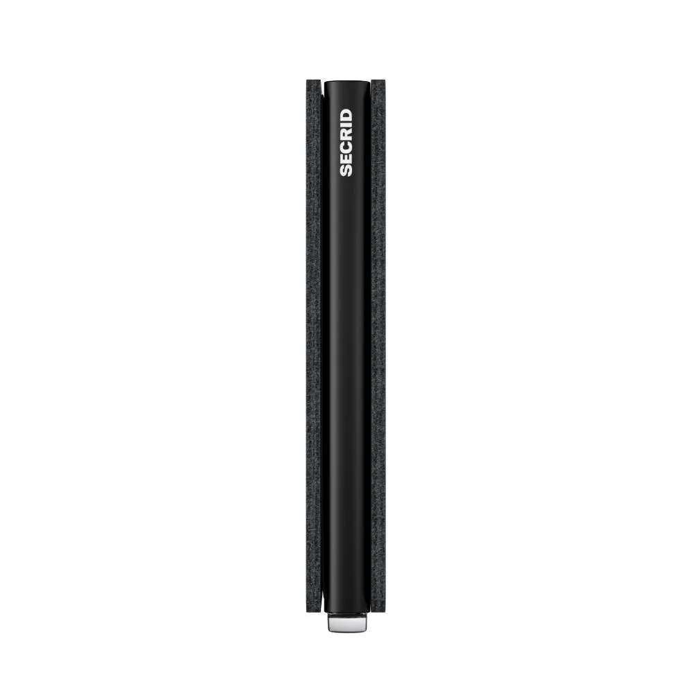 PREMIUM SLIMWALLET EMBOSSED LINES BLACK