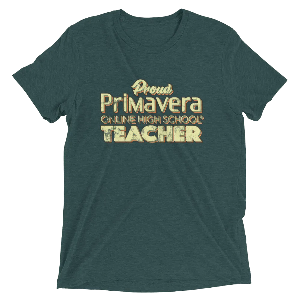 Proud Primavera Teacher Vintage Style t-shirt