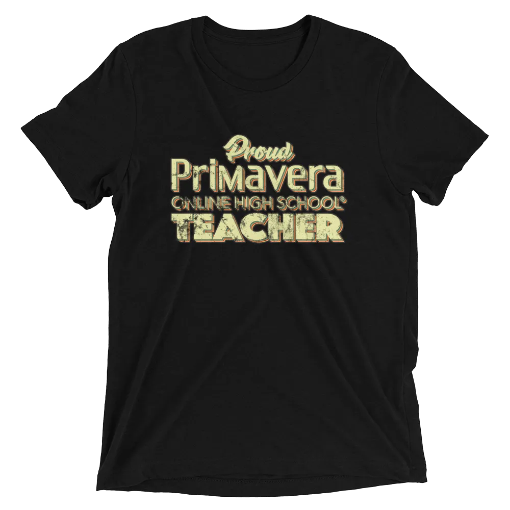 Proud Primavera Teacher Vintage Style t-shirt