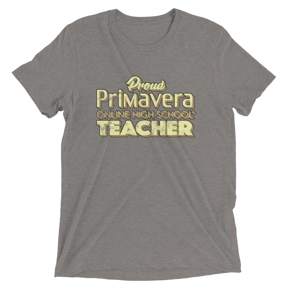 Proud Primavera Teacher Vintage Style t-shirt