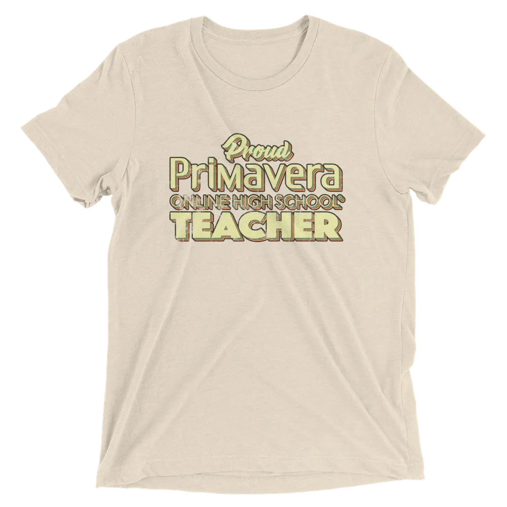 Proud Primavera Teacher Vintage Style t-shirt