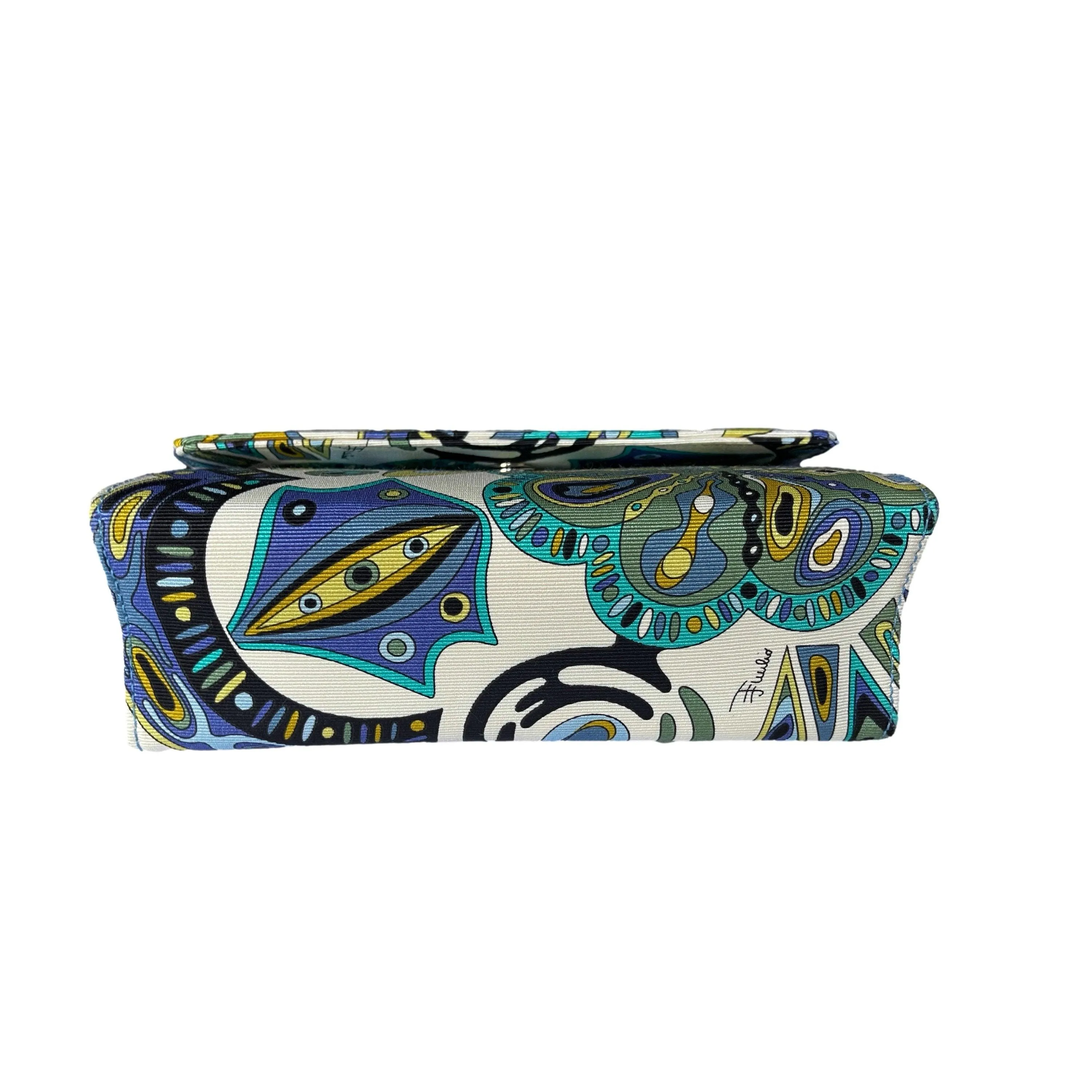 Pucci Blue Print Charm Mini Top Handle Bag