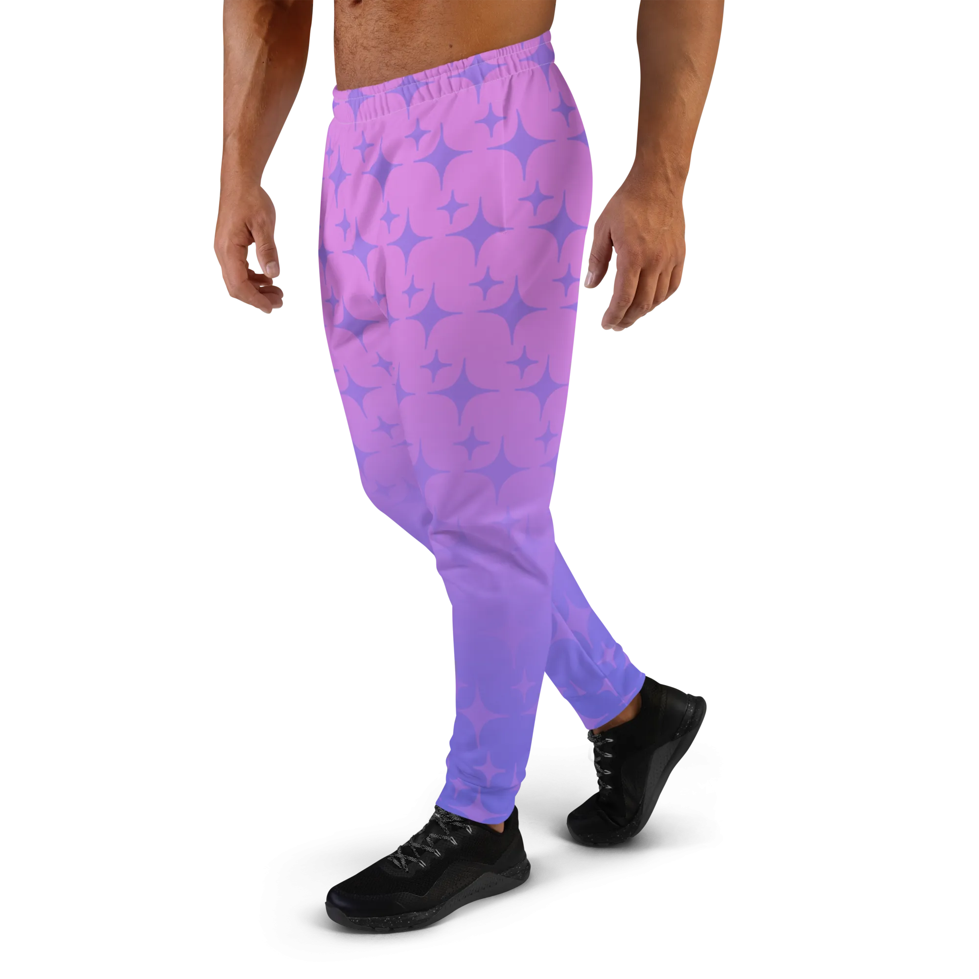 Purple Ghost Sparkle Joggers (Men's XS-3XL)