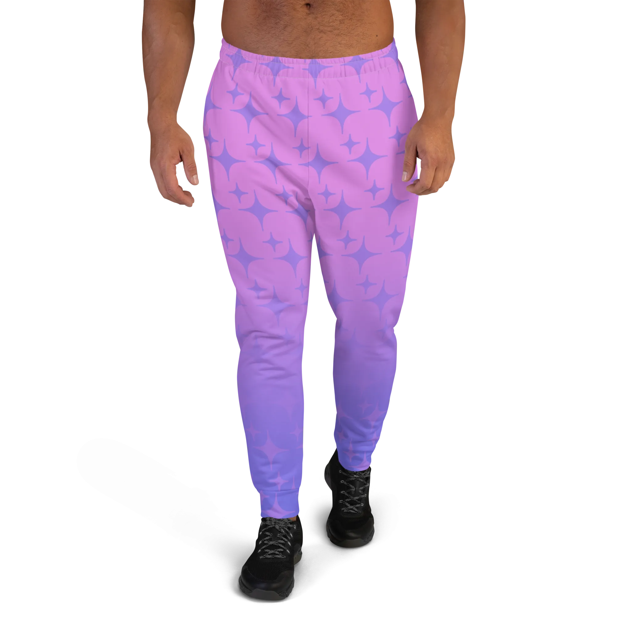 Purple Ghost Sparkle Joggers (Men's XS-3XL)