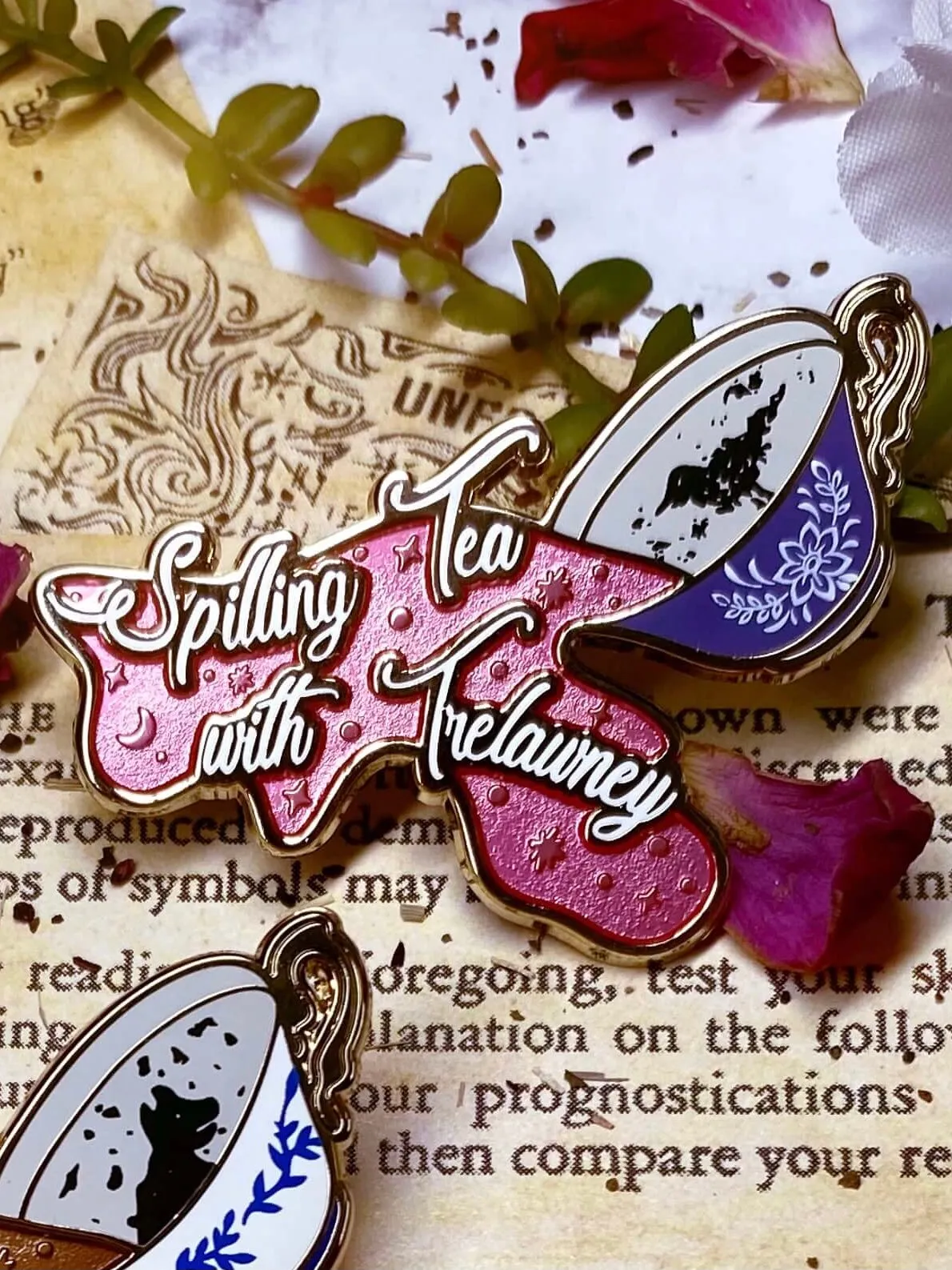 "Spilling Tea With Trelawney" Enamel Pin (Series 1)