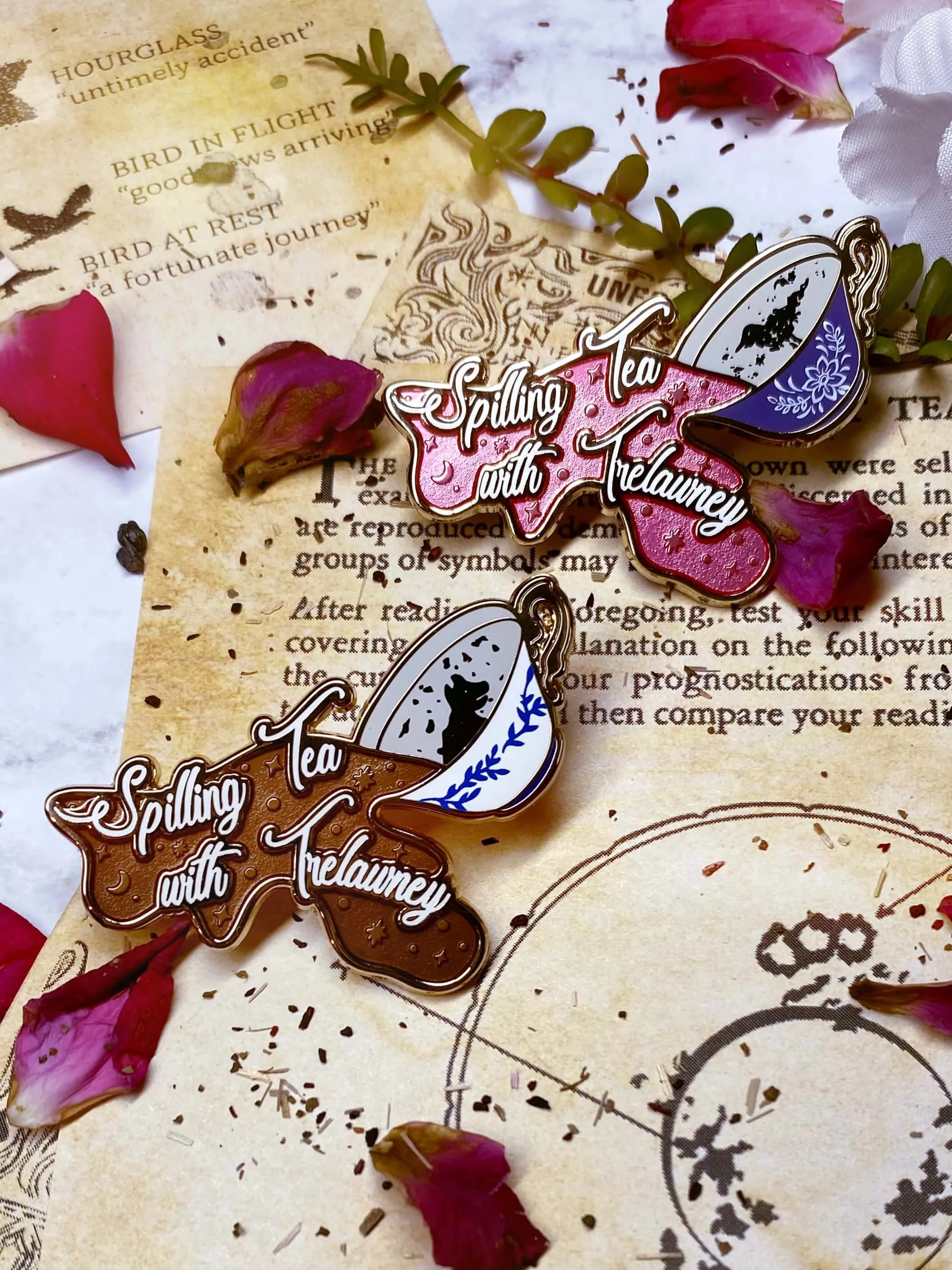 "Spilling Tea With Trelawney" Enamel Pin (Series 1)