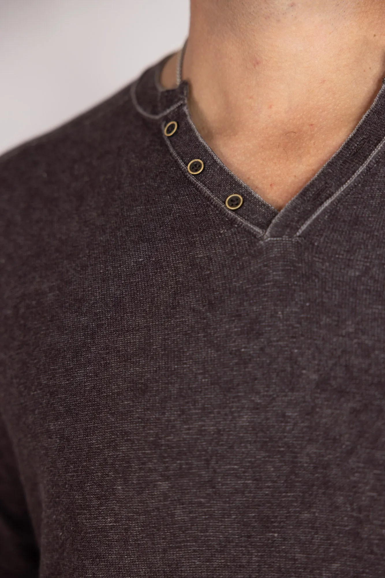 Raffi Victor Reversible Henley Sweater