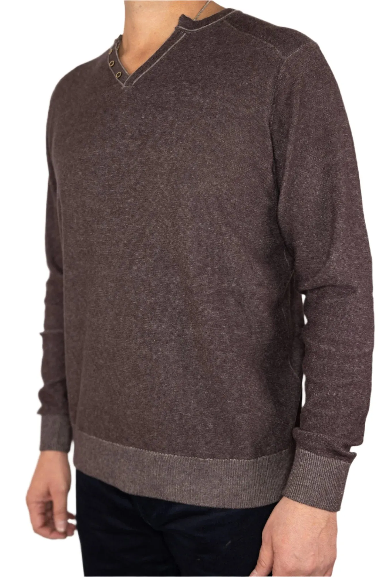 Raffi Victor Reversible Henley Sweater