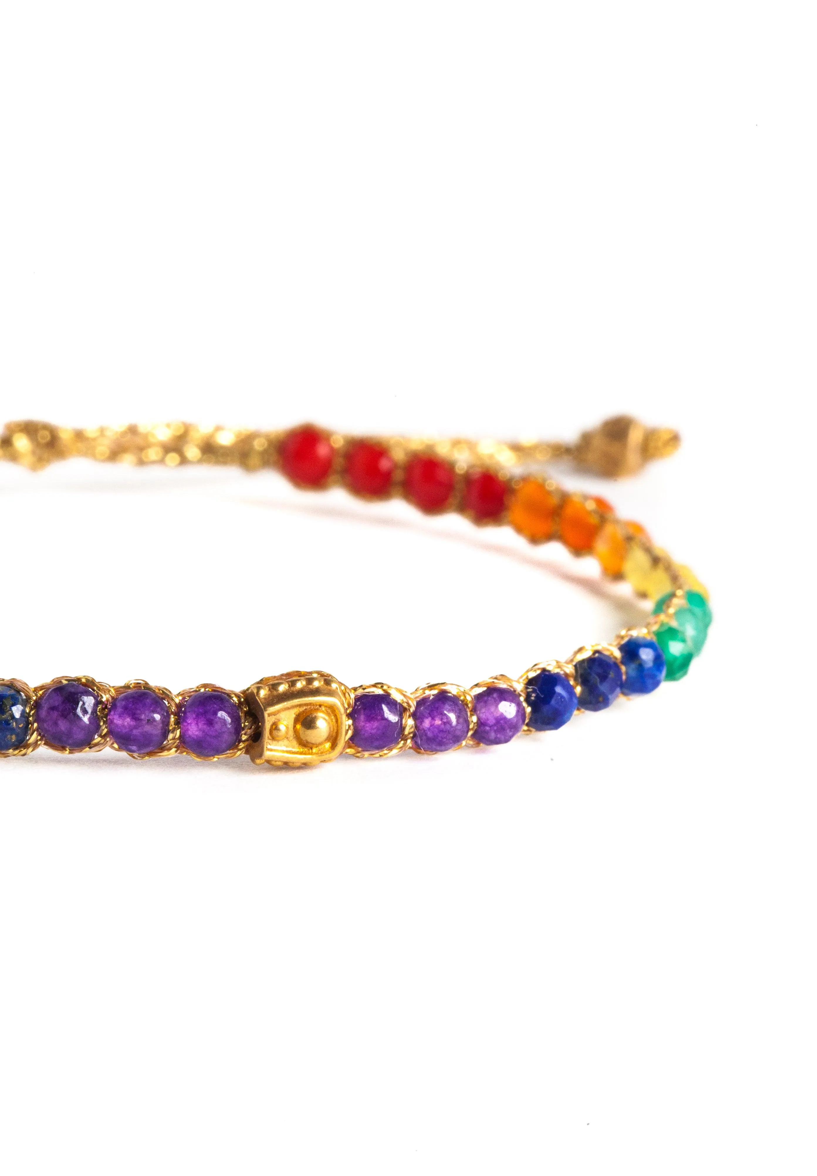 Rainbow Bold Bracelet | Gold