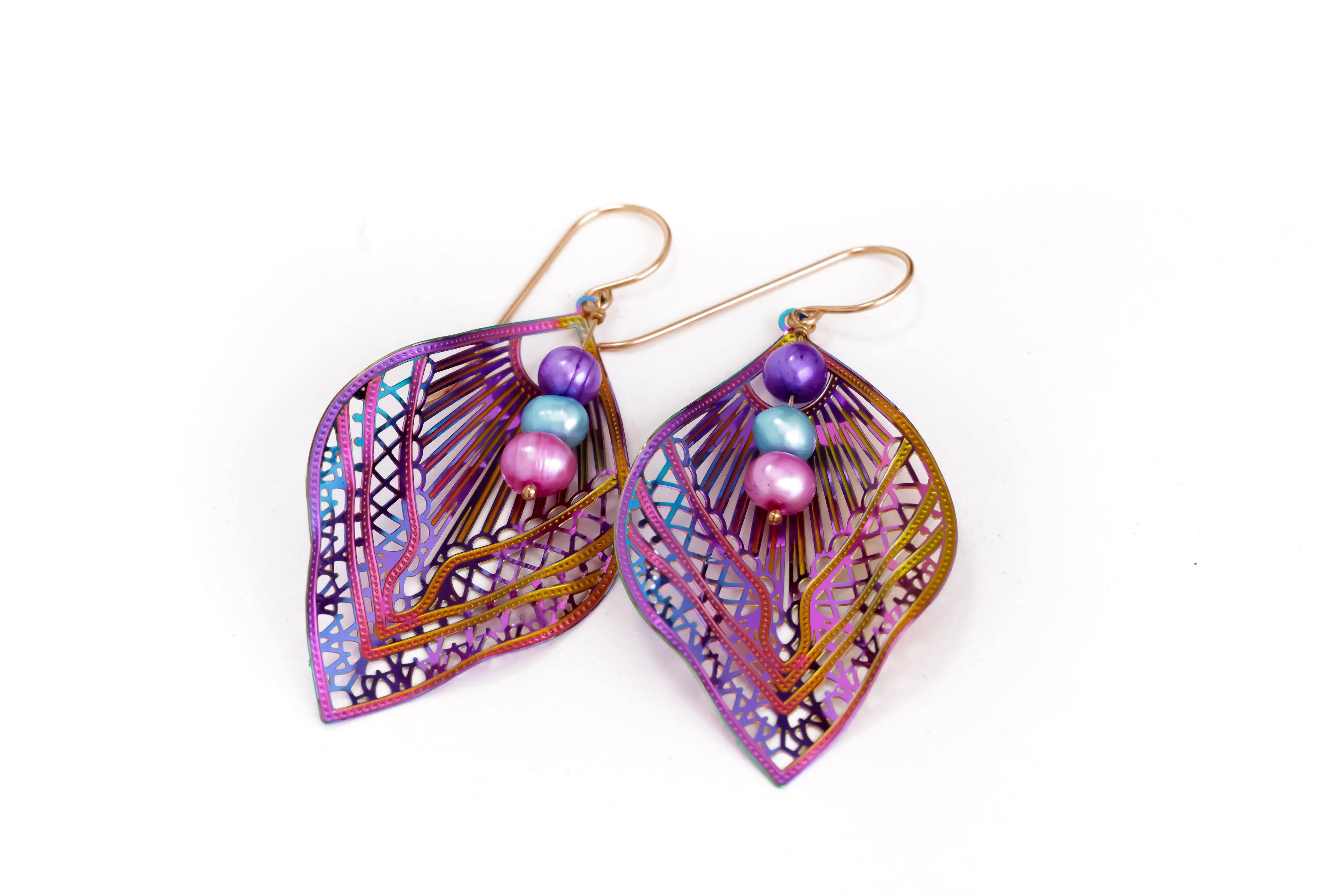Rainbow Kissed Statement Earrings | Worn on TV | Netflix Sweet Magnolias