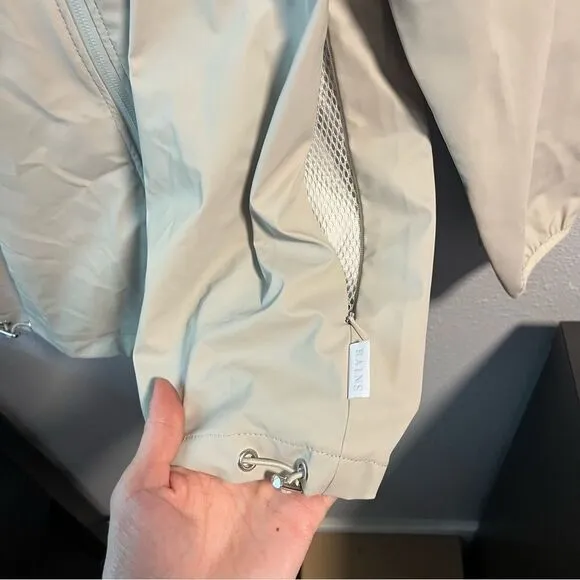 RAINS Beige Rain Jacket