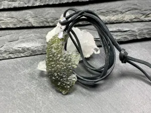 Raw Moldavite pendant 4.1g