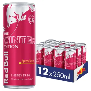 Red Bull Energy Drink Winter Edition Spiced Pear 250ml (Case of 12)