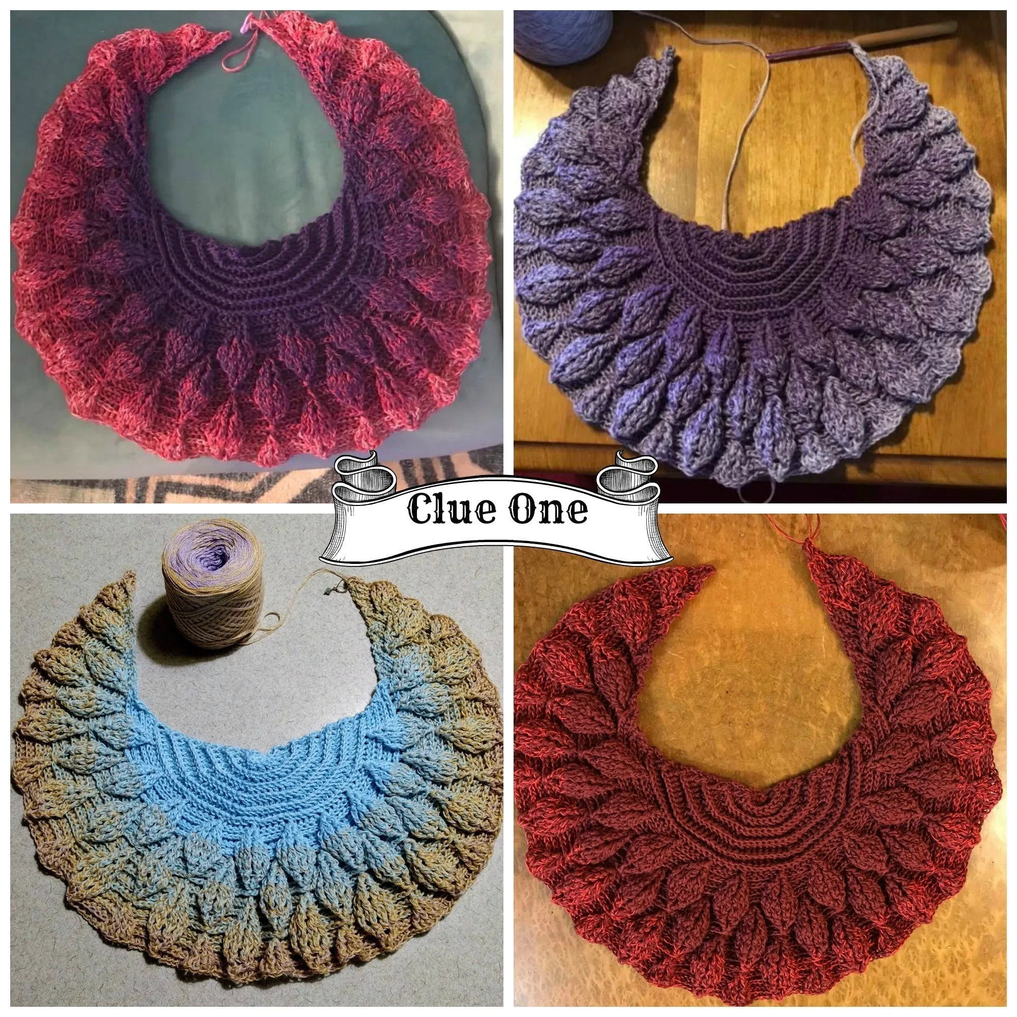 RED HOUSE - Embossed Mystery Shawl Kit