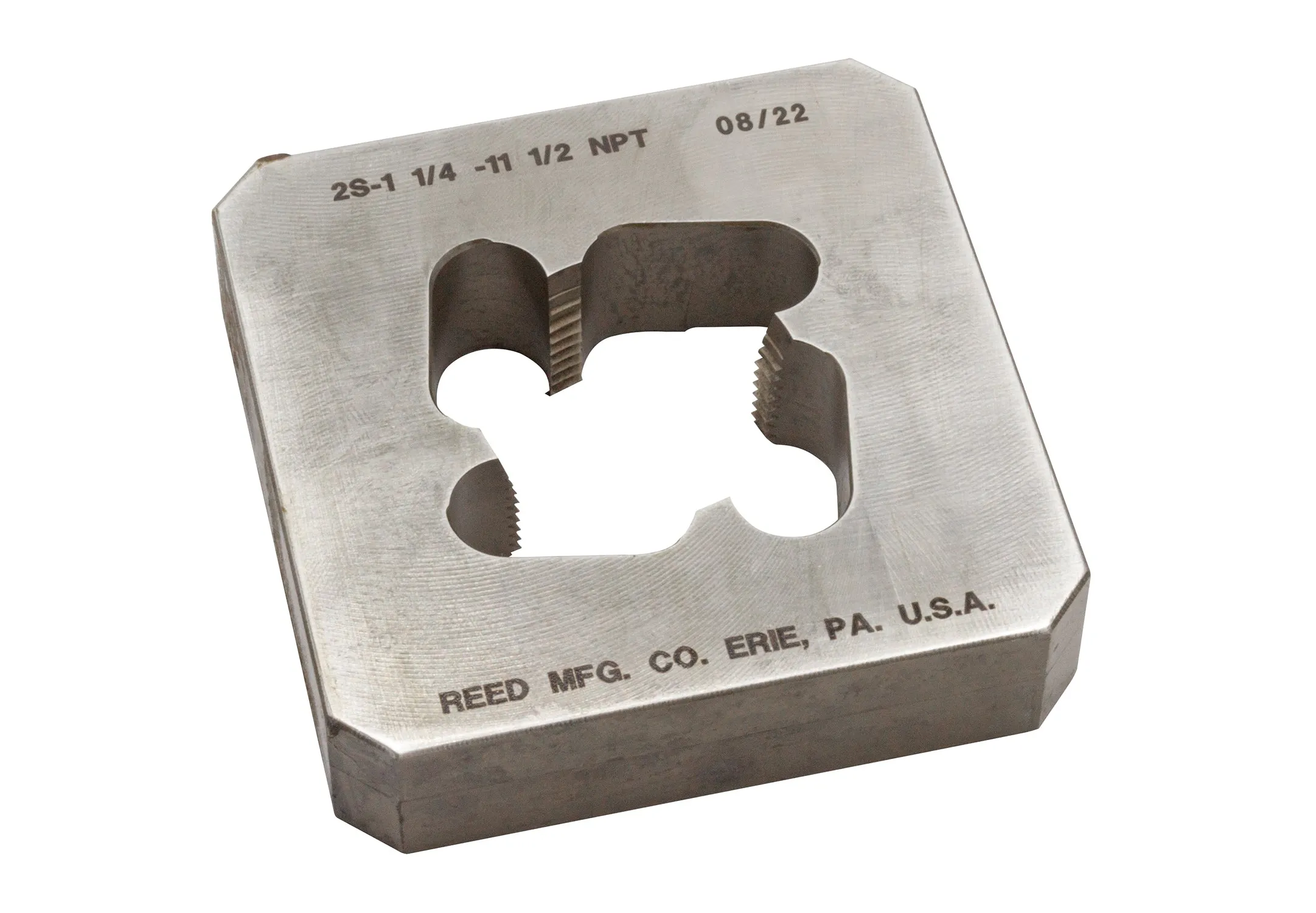 REED 2SP11/4 1-1/4-Inch NPT Block Die for Steel and Stainless Steel