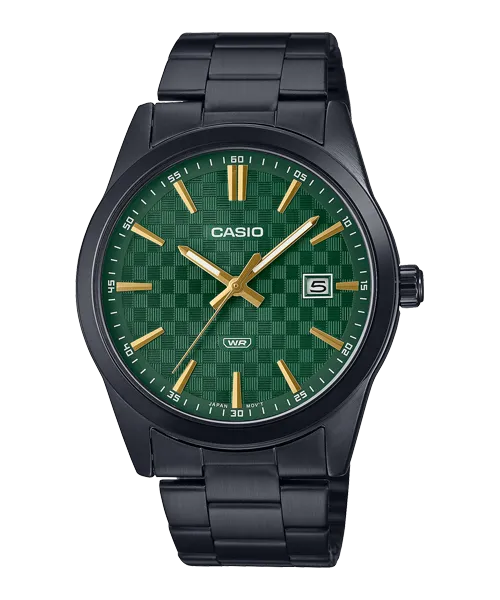 Reloj casual correa de Acero inoxidable MTP-VD03B-3A