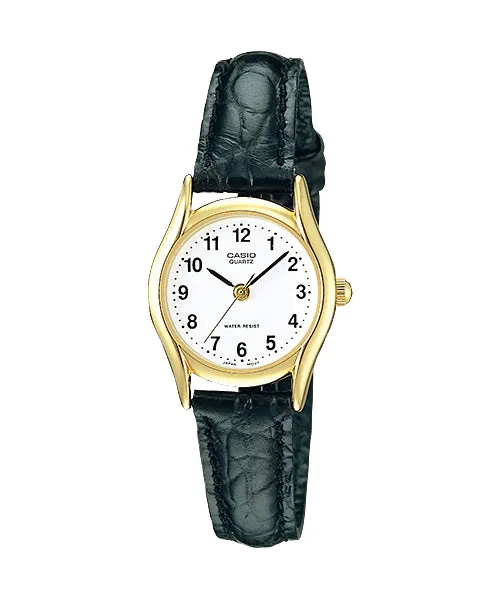 Reloj casual correa de cuero LTP-1094Q-7B1