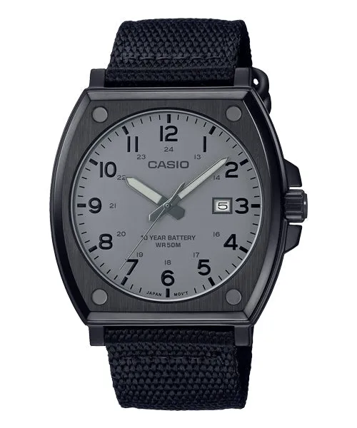 Reloj casual correa de tela MTP-E715C-8AV