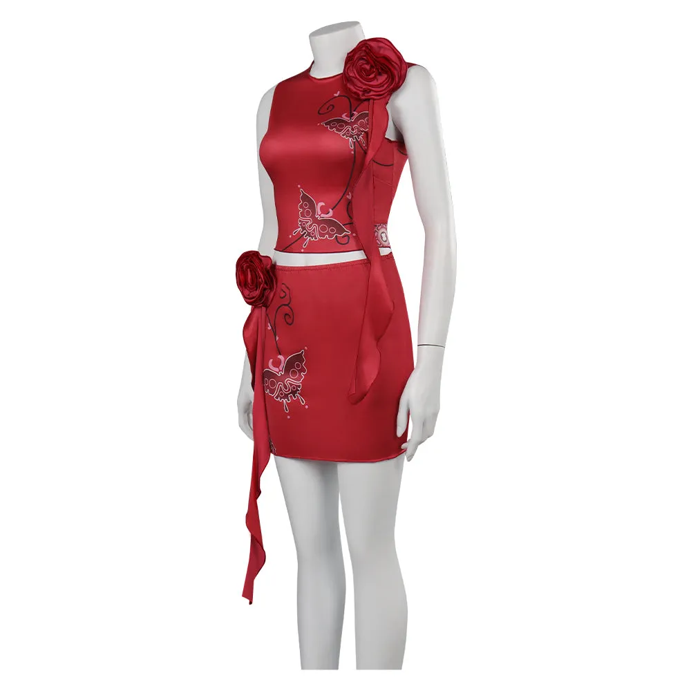 Resident Evil 4 Ada Wong  Cosplay Costume Outfits  Halloween Carnival Party Disguise Suit