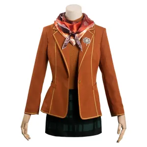 Resident Evil 4 Remake Ashley Graham Cosplay Costume Dress Coat Outfits