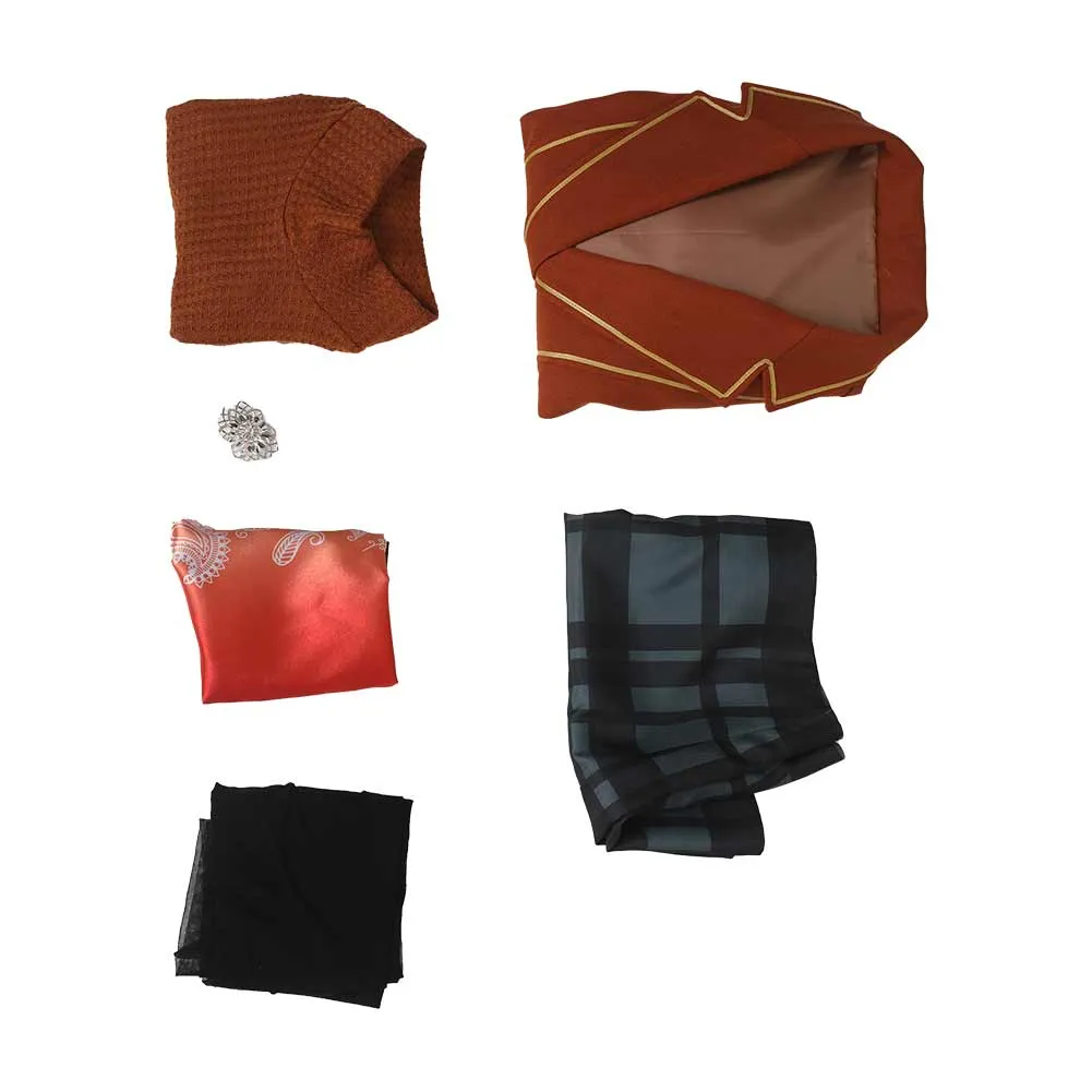 Resident Evil 4 Remake Ashley Graham Cosplay Costume Dress Coat Outfits