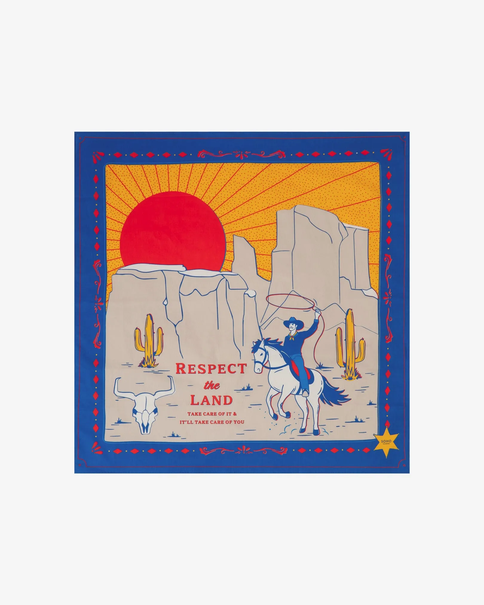 Respect Bright Cotton Bandana