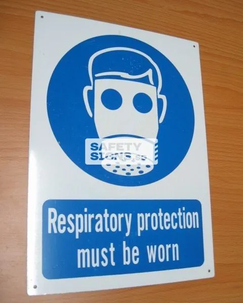 Respiratory Protection Must Be Worn (M006B_ALU)