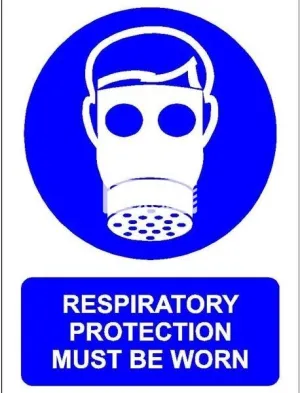 Respiratory Protection Must Be Worn (M006_PVC)